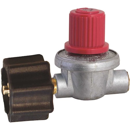 Mec Adjustable High Pressure Compact Regulator 1 PSI to 10 PSI Black Female QCC x 1/4 in. FNPT MEGR-360